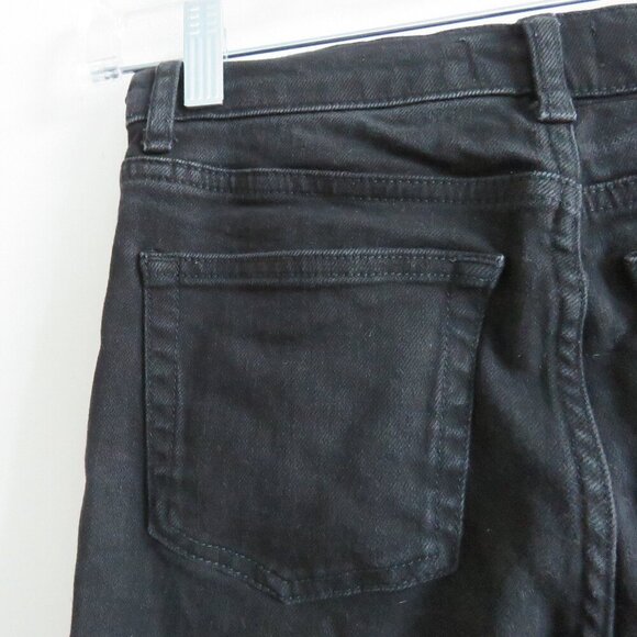 BOYISH Dempsey High Rise Jeans in La Strada Black - Size 24 - Picture 11 of 15